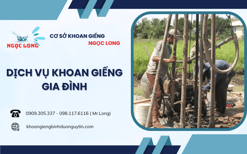 dịch vụ khoan giếng gia đình
