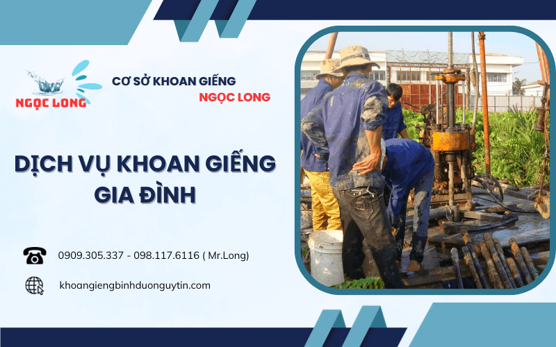 dịch vụ khoan giếng gia đình