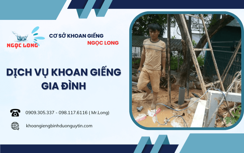 dịch vụ khoan giếng gia đình