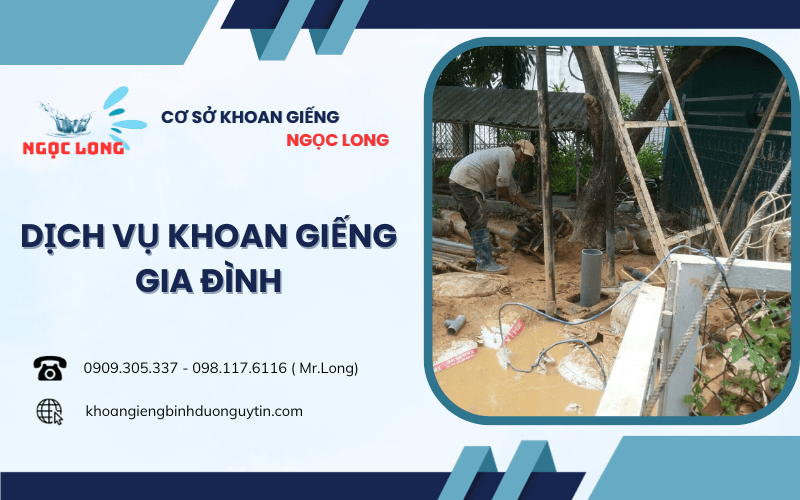 dịch vụ khoan giếng gia đình