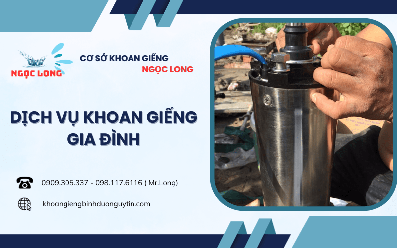 dịch vụ khoan giếng gia đình